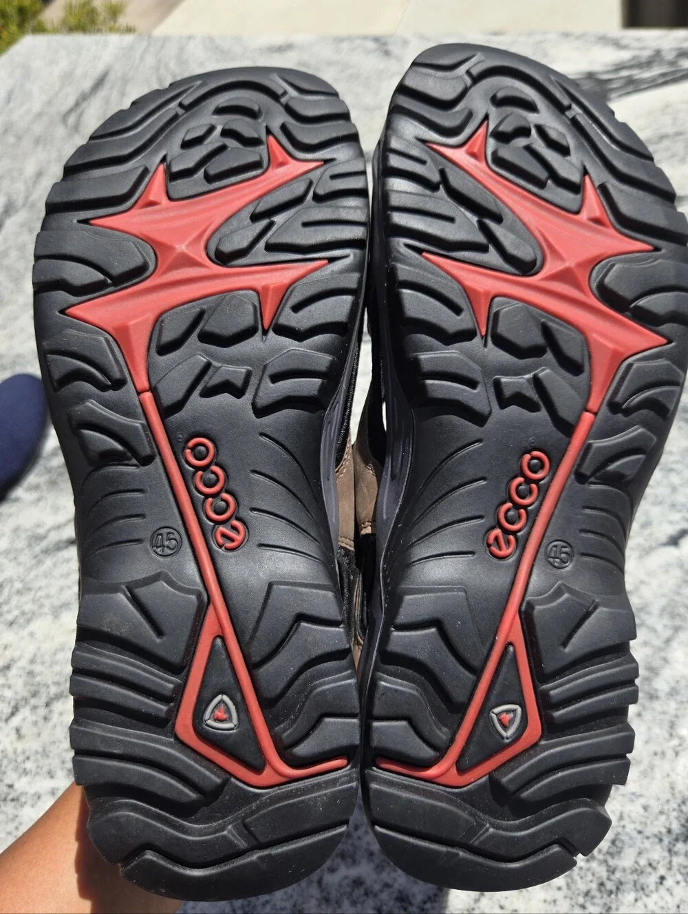 ECCO Offroad Men's Nubuck Outdoor Sandal Sz 11/11.5